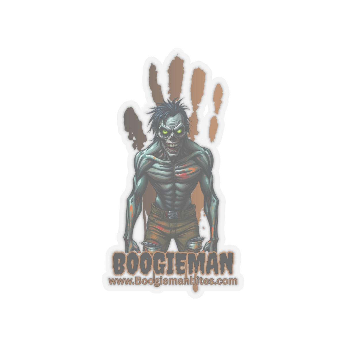 Zombie Boogieman Sticker