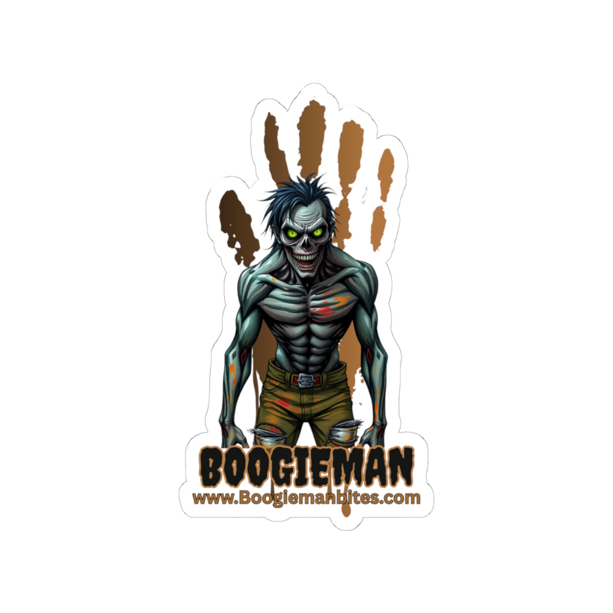 Zombie Boogieman Sticker