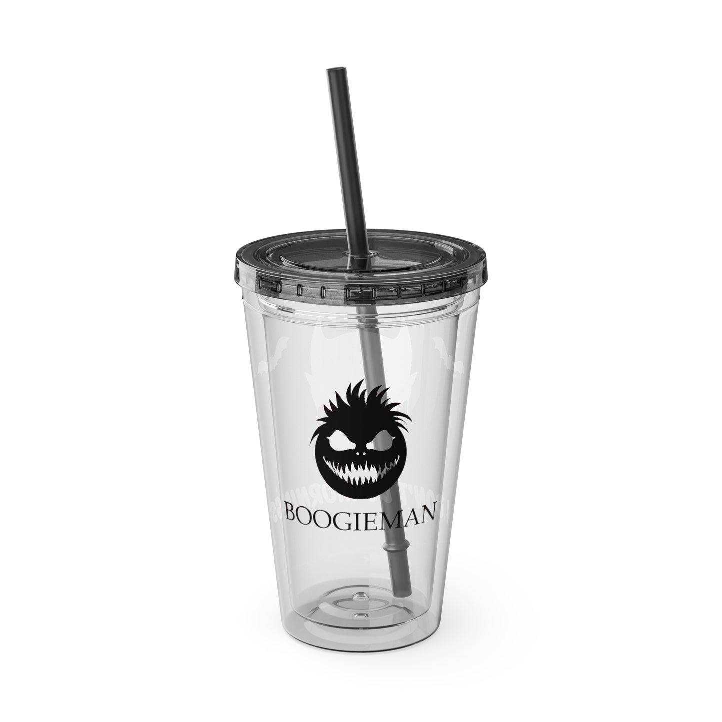 I Don't Do Mornings Tumbler with Straw, 16oz