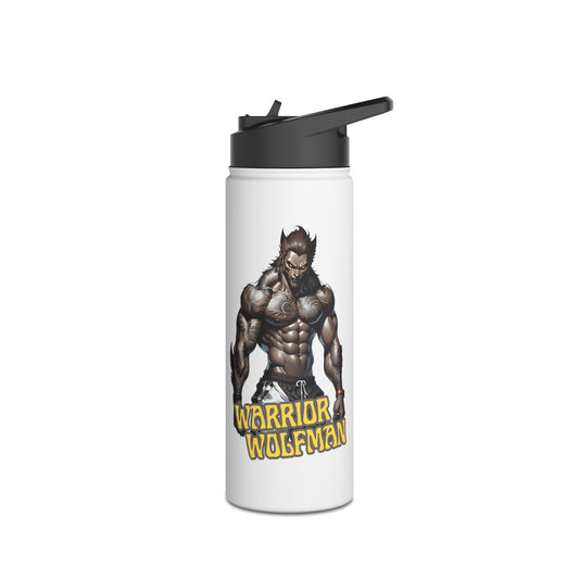 Warrior Wolfman Water Bottle