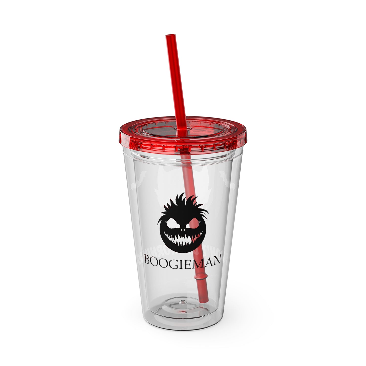 I Don't Do Mornings Tumbler with Straw, 16oz