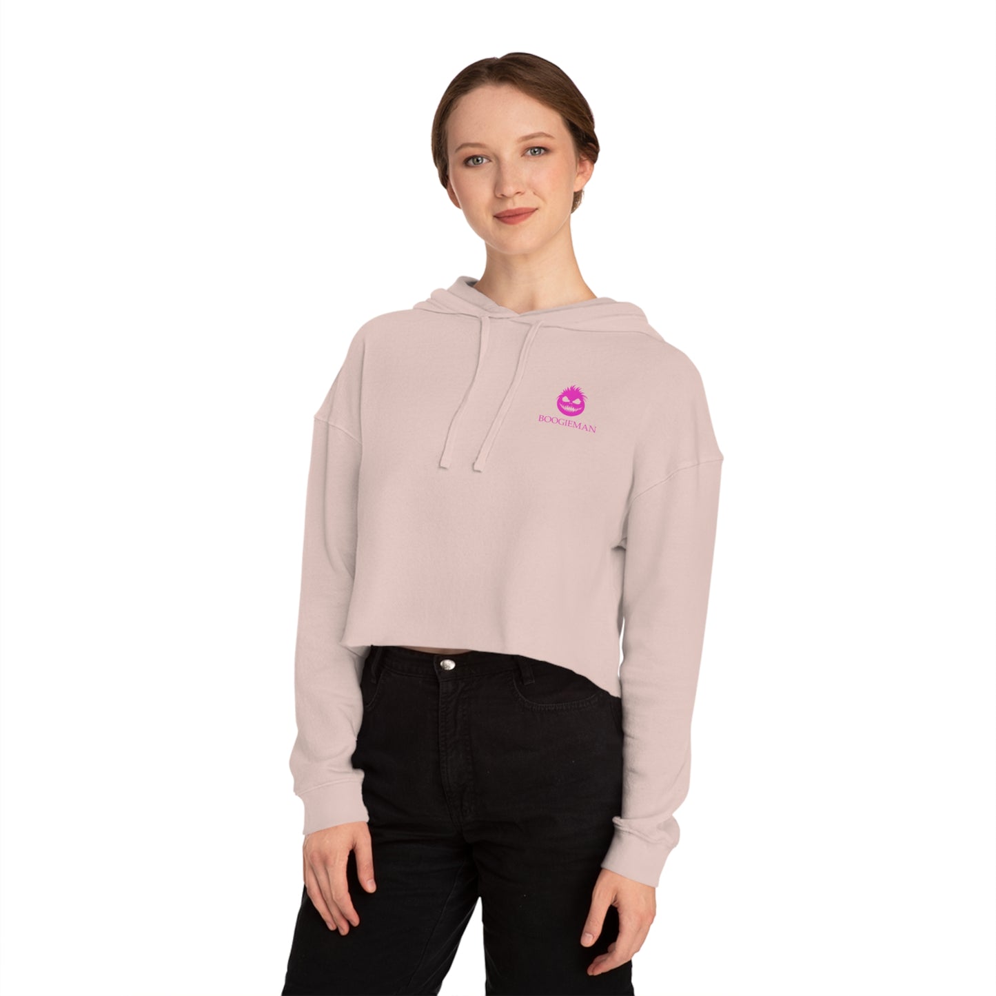 Women’s Rest In Pink Cropped Hooded Sweatshirt