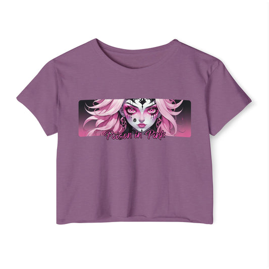 Poison in Pink Crop Top