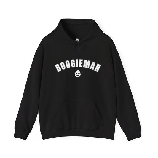 Boogieman Hooded Sweatshirt Gray Outline