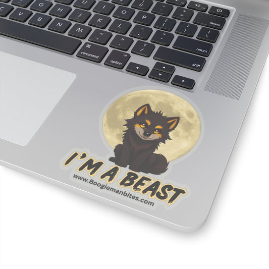 I'm A Beast Sticker