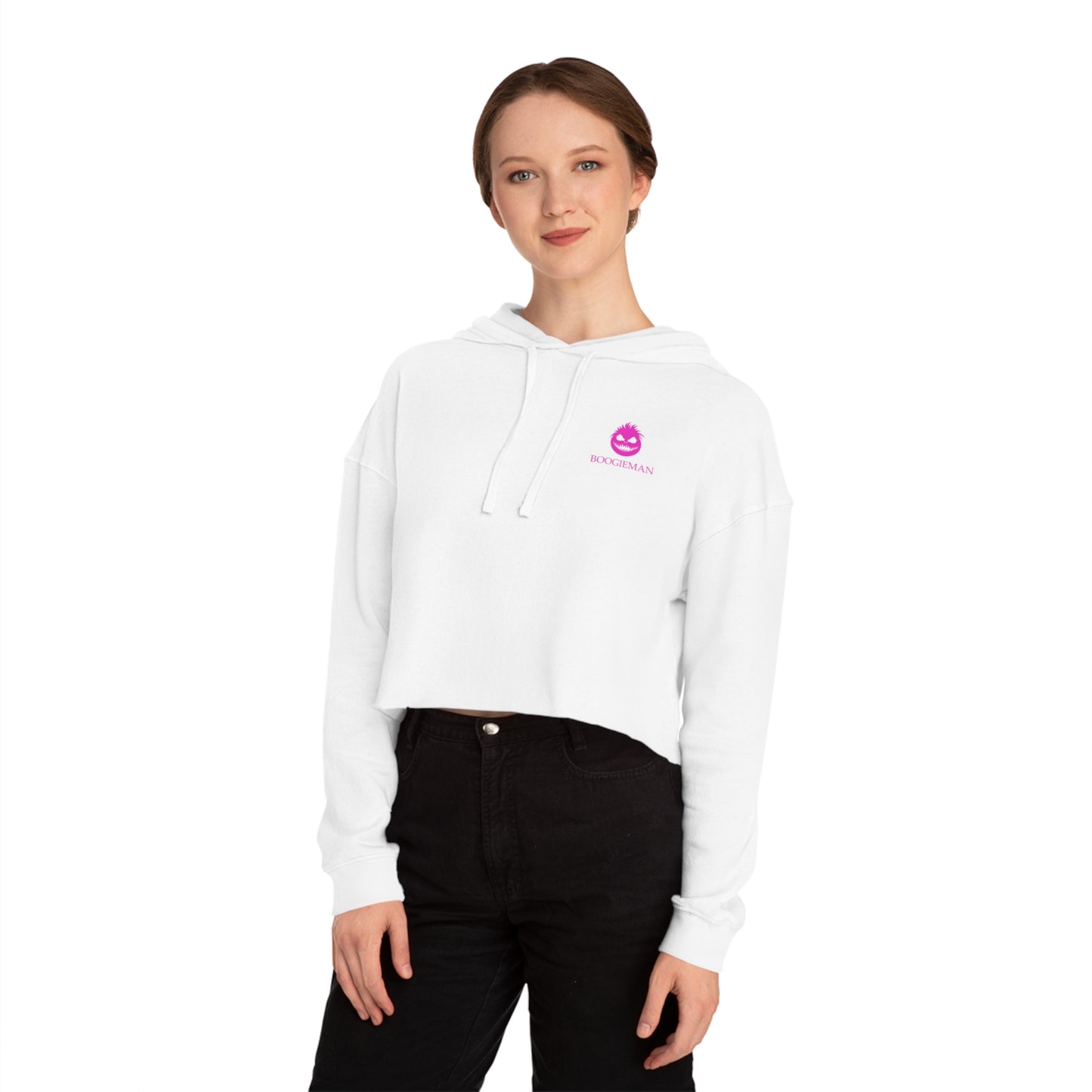 Women’s Rest In Pink Cropped Hooded Sweatshirt