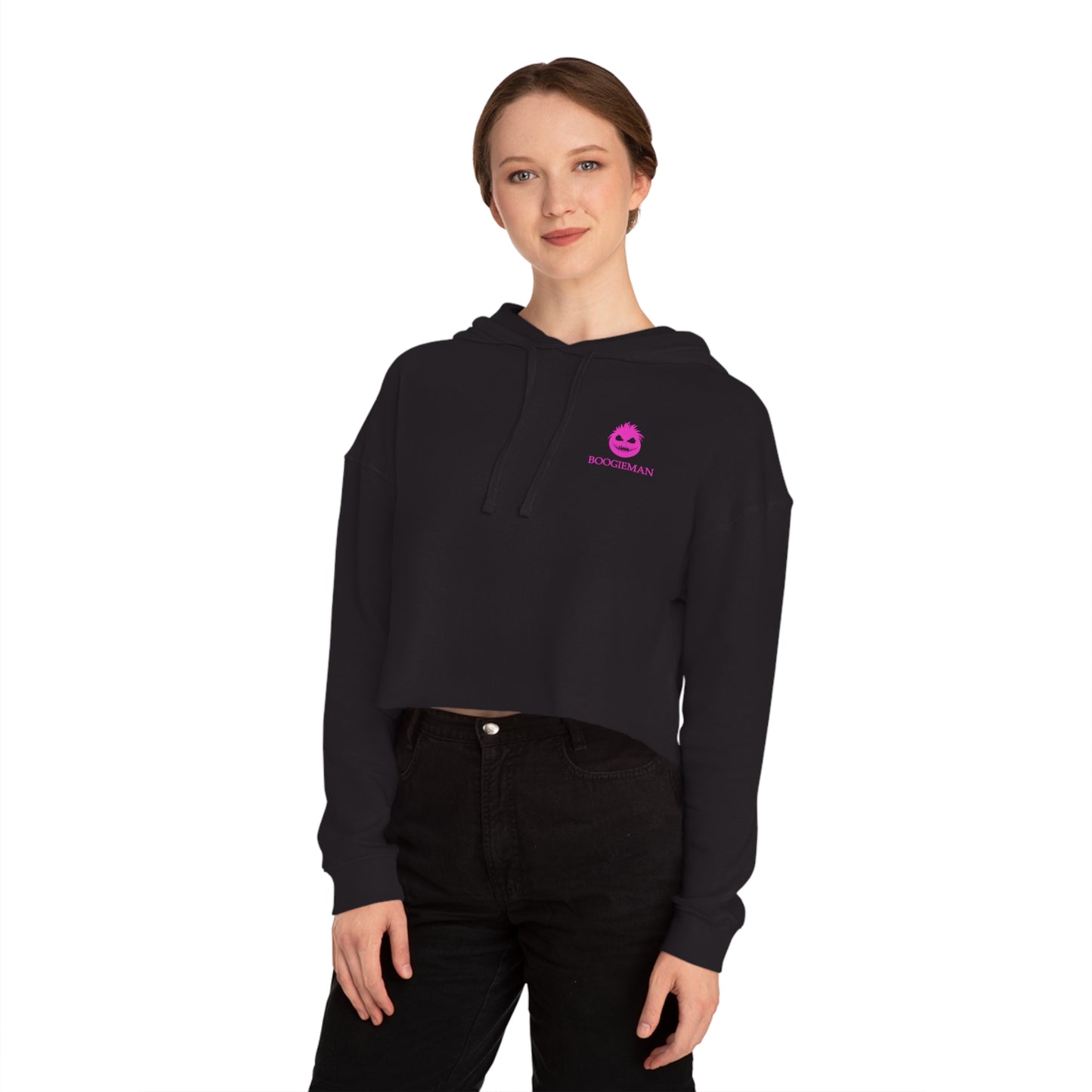 Women’s Rest In Pink Cropped Hooded Sweatshirt