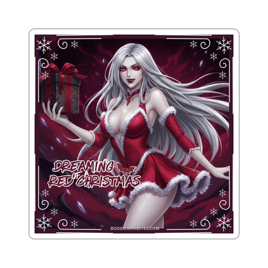 Red X-Mas Sticker