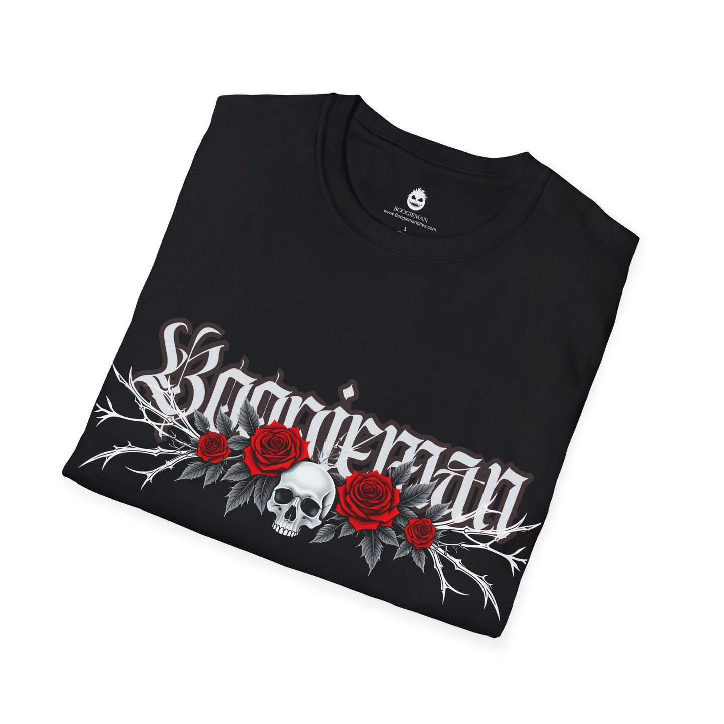 Roses and Skulls Boogieman T-shirt.