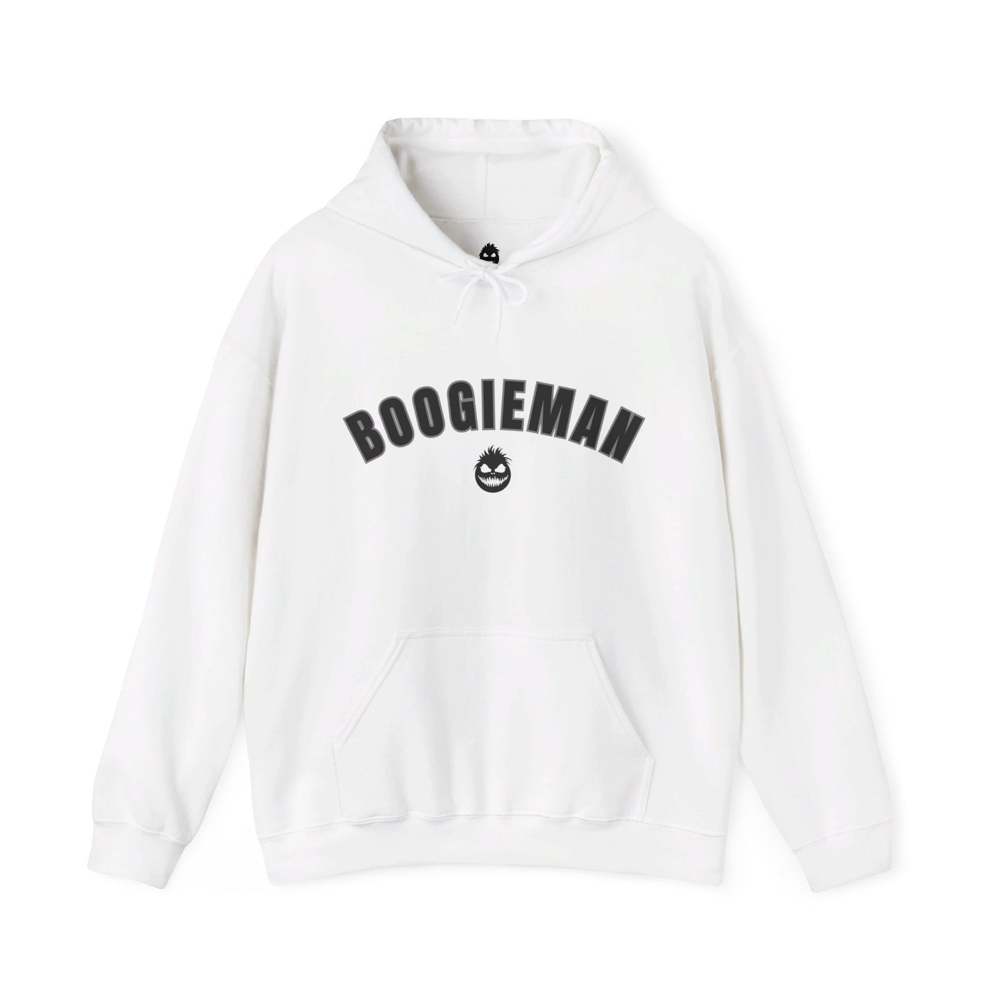 Boogieman Hooded Sweatshirt Gray Outline