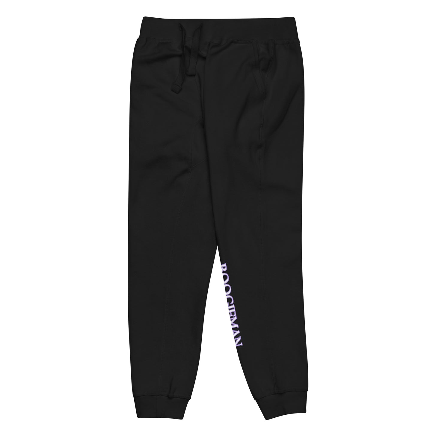 Boogieman purple outline fleece sweatpants