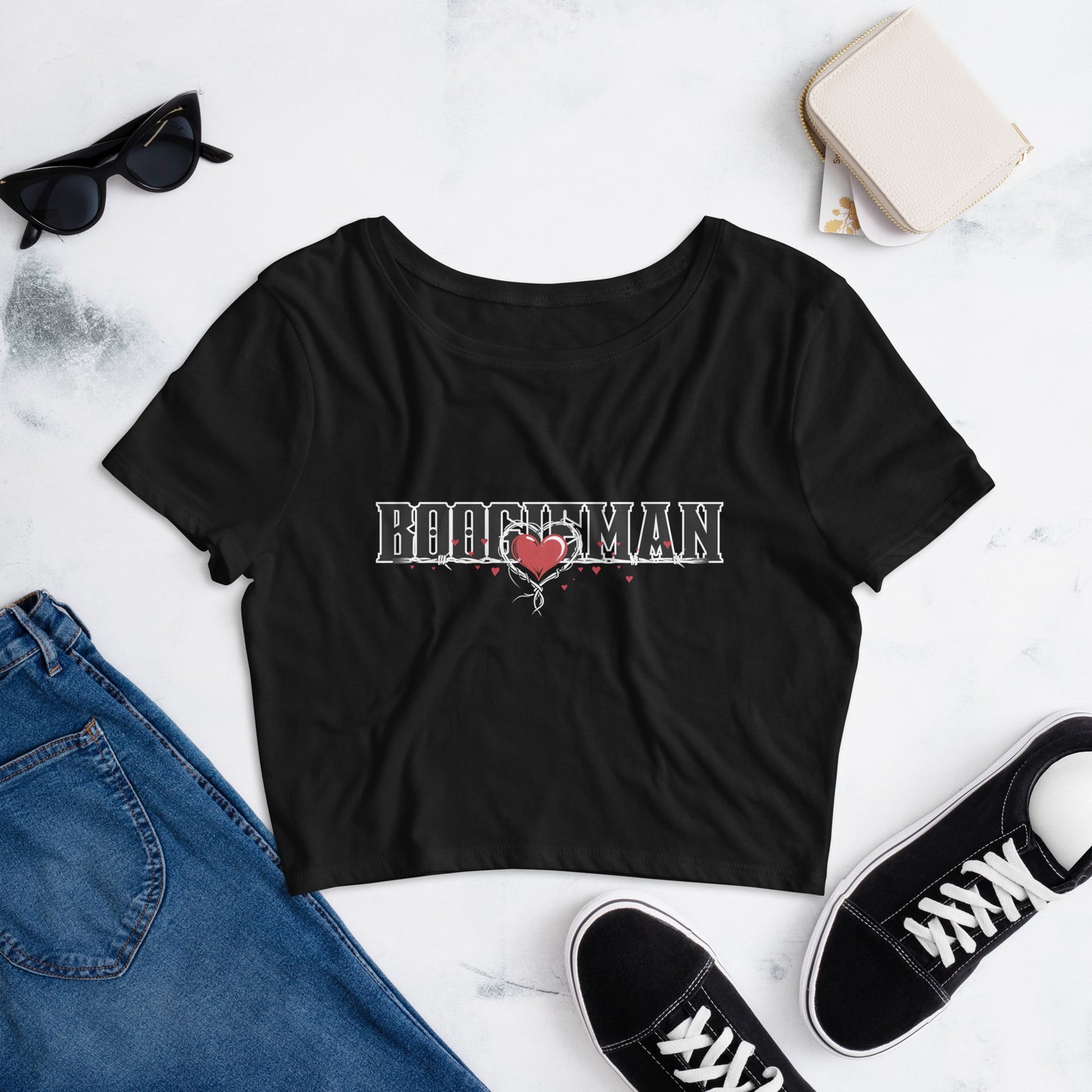 Tortured Heart Boogieman Crop Top